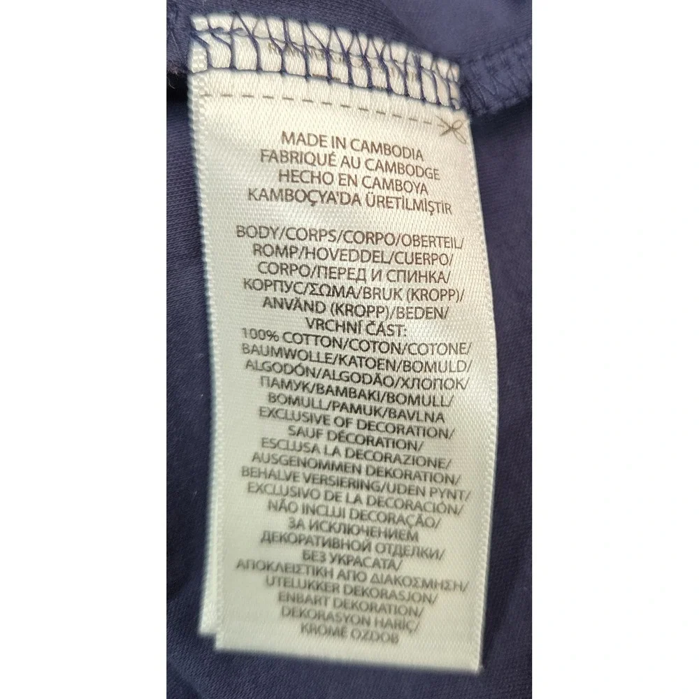 Polo Ralph Lauren Shirt Mens Large Blue All Over Crests Custom Slim Fit